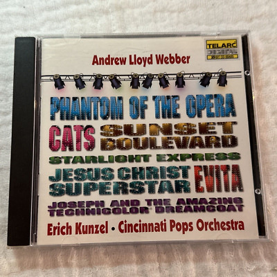 Andrew Lloyd Webber CD Erich Kunzel : Cincinnati Pops Orchestra : Cats Evita