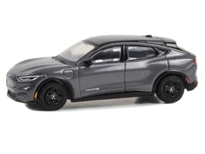 2023 Ford Mustang Mach-E California - Grey 1:64 Scale Model - Greenlight 68040D
