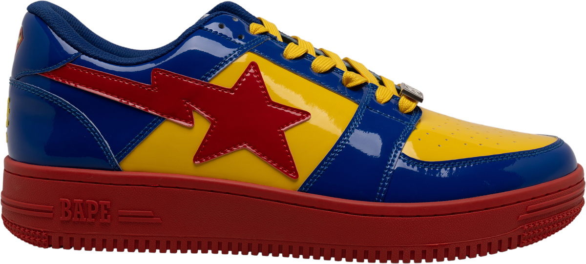 Size 8.5 - A Bathing Ape DC Comics x Bapesta M1 Low Superman
