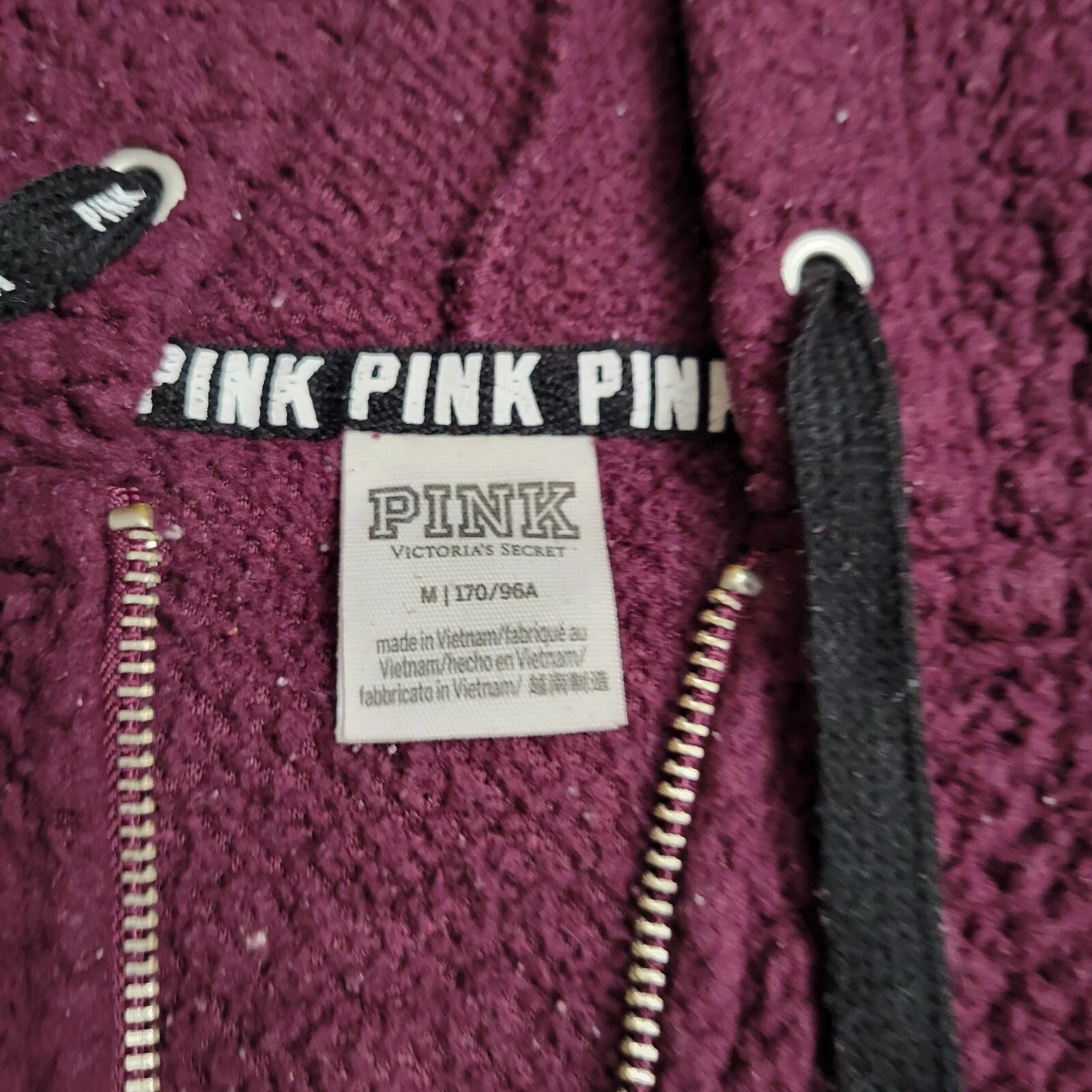 UNDERCOVER Maglione con cappuccio Victorias Secret donna rosso medio 1 4 cerniera lounge classico