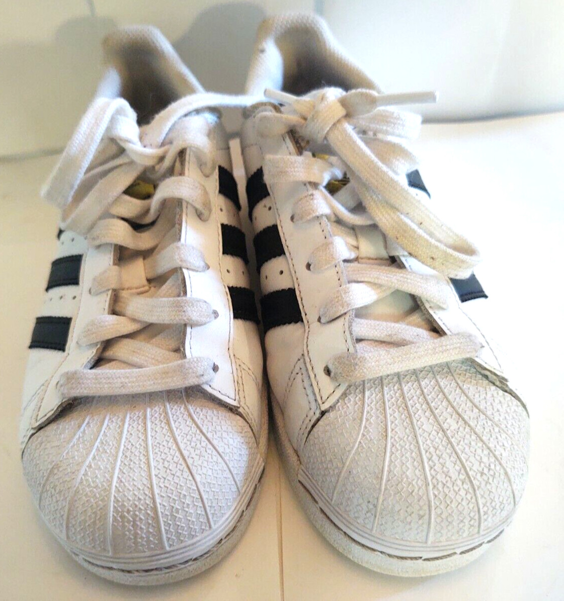 Adidas Superstar J FU7712 (C77154)Youth Kids Unisex Sz 4 White/Black Stripes image 4