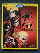  USED The Incredibles bluray  Bonus Disc w/ Damaged Slipcover