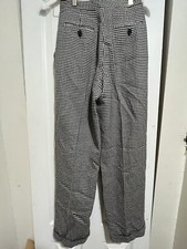 Vintage Jones New York Country Plaid 100 Wool Pants Womens Size 10P Petite