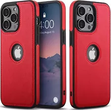 Shockproof Protective Leather Case For iPhone 17 16 15 14 Plus 13 12 11 Pro Max