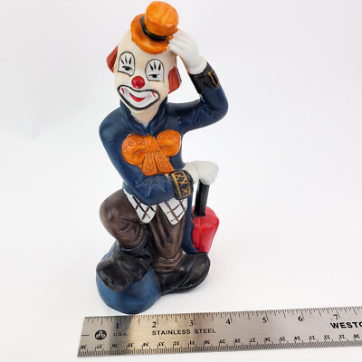 Cevik Clown Figurine USED ピエロ陶器人形置物 Cevik Clown Figurine USED ピエロ陶器人形置物 陶芸