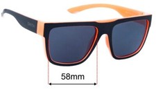 SFx Replacement Sunglass Lenses fits Smith The Comeback - 58mm Wide