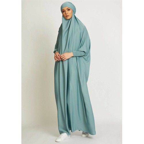 Ramadán Mujeres Khimar Vestido de Oración Kaftán Niqab Vestido Árabe Disfraces Islámicos - Imagen 253 de 315