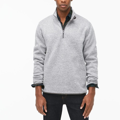 Zip Fleece Pullover Sweater Size 