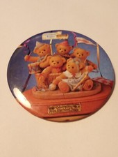 CHERISHED TEDDIES CELEBRATING 5 YEARS LOGO BUTTON GREAT FOR ANY COLLECTION 