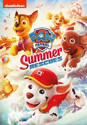 DVD-PAW PATROL-SUMMER RESCUES-NICKELODEON-8 EPISODES-STILL FACTORY SEALED-NEW