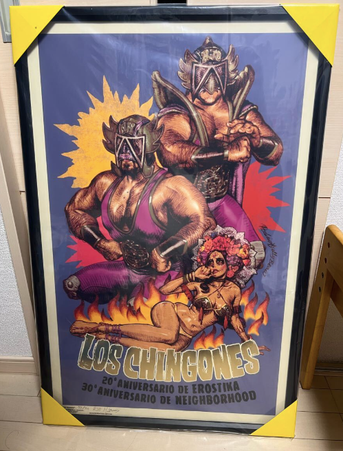 NEIGHBORHOOD x Rockin'Jelly Bean Silkscreen Poster 89×57.3cm EROSTIKA official