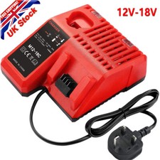 Fast Charger For M12-18C for Milwaukee 12V 18V Li-ion Battery 48-11-1850 M12 M18