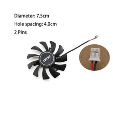 For MSI GeForce GT 730 N730 N750 1030 OCV1 itx Cooling fan Graphics Card Fan
