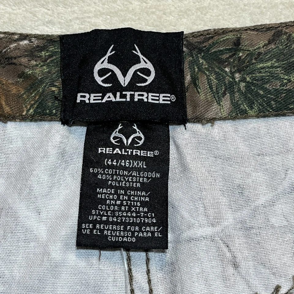 NWT Realtree Xtra Camo Cargo Pants Mens XXL Elastic Waistband Deer Hunting Camp - Image 4 of 4