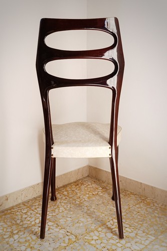 Set di 6 sedie anni '50 Vintage Design Paolo Buffa Vittorio Dassi Ico parisi - Foto 3 di 5