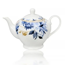 STPGOODS Mizuki Porcelain Teapot in Gift Box Ceramic Tea Pot 1.3 qt Pot