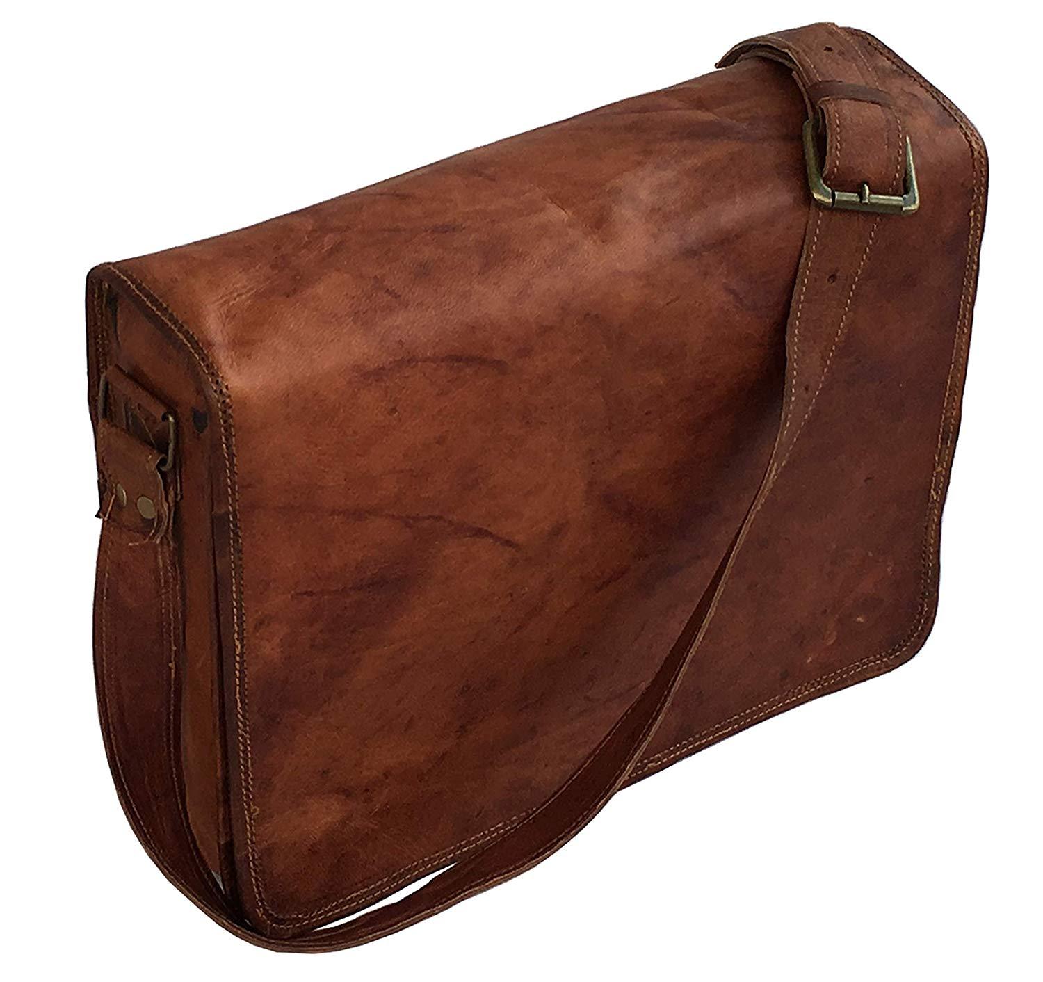 Maletín De Cuero Suave Para Hombre, Bolsa De Mensajero, Bandolera