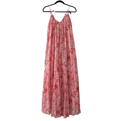 MANGO Women's Peach Pink Sleeveless Linen Mini Dress Size Medium | eBay