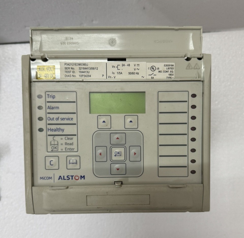 ALSTOM P342121E3M0360J GENERATOR DISTANCE PROTECTION RELAY eBay