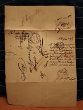 Prefilatelia. 19) Lombardo Veneto, Canneto/Brescia. Testo. Vollmeier 3p.