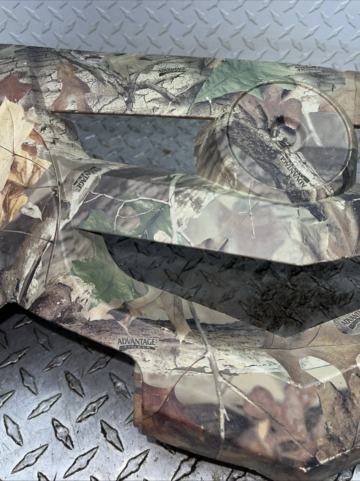 05 Can-Am Outlander 400 4x4 Front Grill Plastic Green + Headlights Bombardier OE - Image 4 of 4