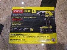 Kit de llaves de impacto inalámbricas Ryobi ONE+ 18V - P1833