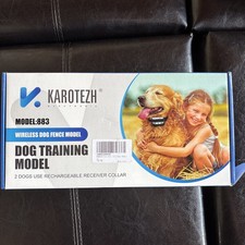 KAROTEZH 2 in 1 Electric Dog Fence Training Shock Collar