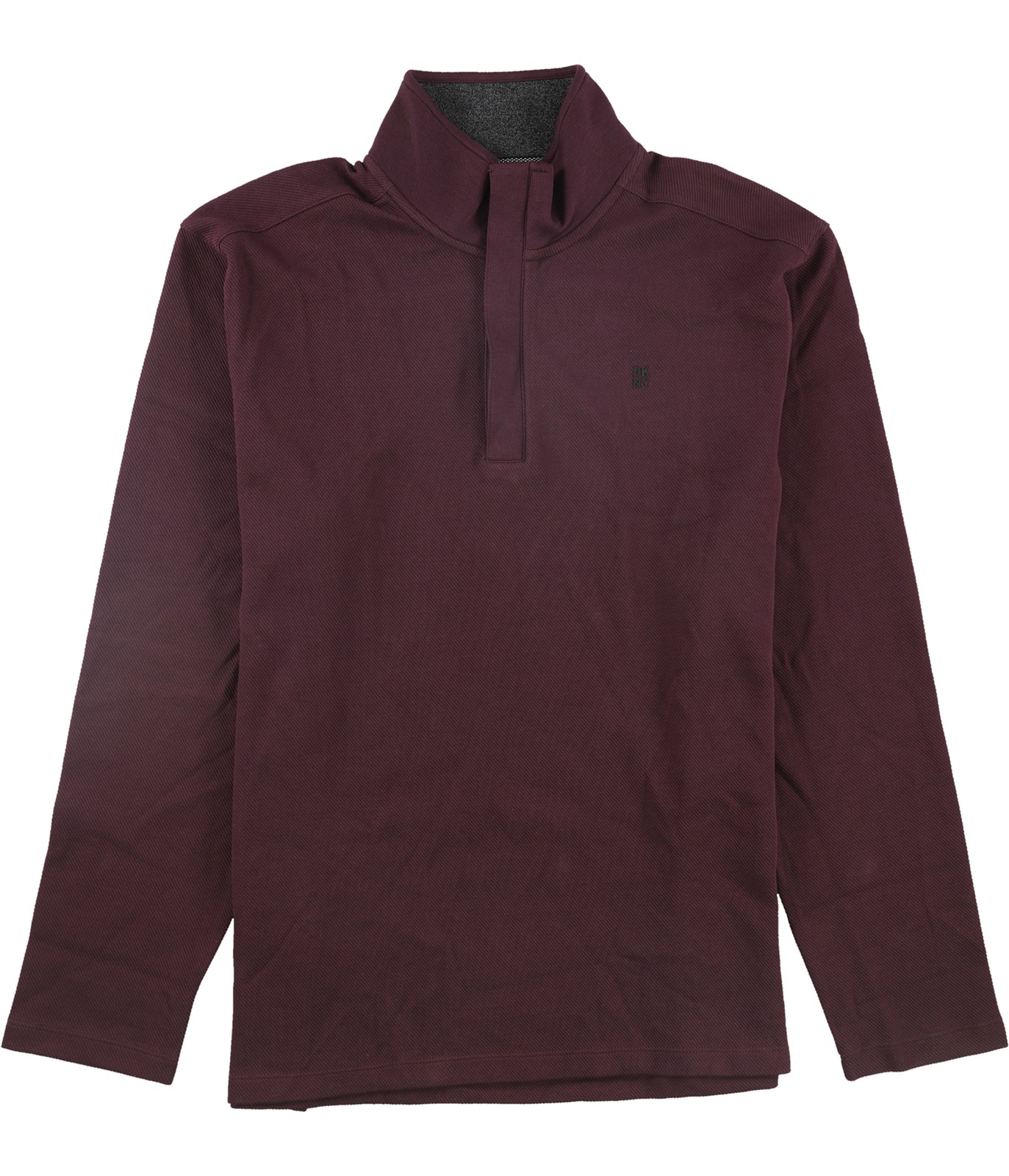 Мужская базовая футболка из текстурированного трикотажа DKNY фиолетовая Большой размер 6190₽