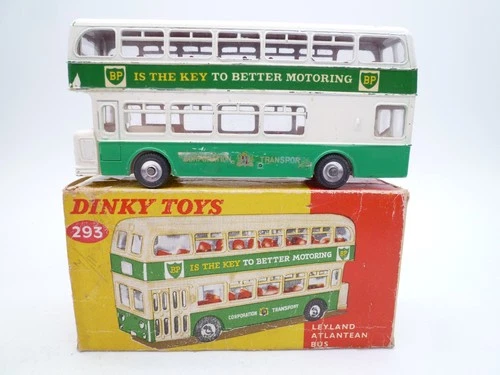 VINTAGE DINKY TOYS 293 LEYLAND ATLANTEAN BUS BP LIVERY IN ORIGINAL BOX 1963