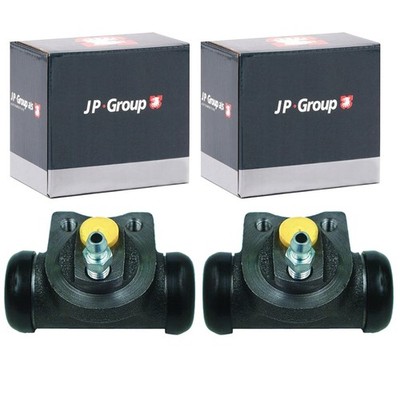 2X JP GROUP RADBREMSZYLINDER HINTEN passend für CHEVROLET AVEO SPARK DAEWOO ESPE