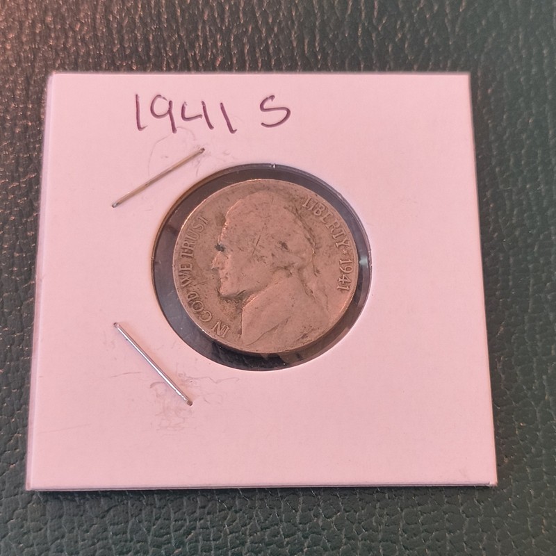 1941-S San Francisco Jefferson Nickel 5C Business Strike Copper-Nickel KM#192
