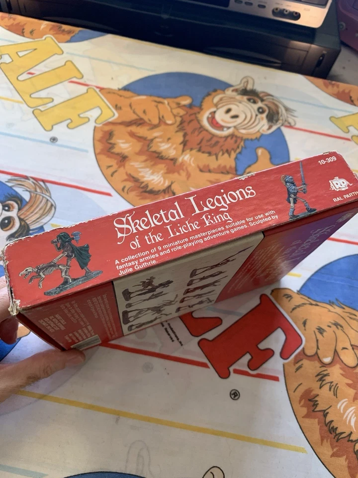 1985 Ral Partha 10-309 Skeletal Legions of The Liche King ТОЛЬКО КОРОБКА - Изображение 3 из 4