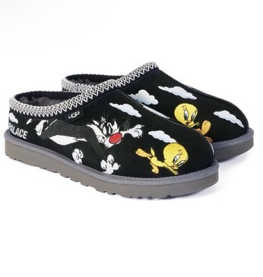 Size 10 UGG x Palace x Looney Tunes Tasman Slipper Black