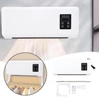 Ductless Wall Mounted Air Conditioning Unit Dual Cool Heat Split Fan