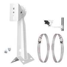 Aluminum Alloy Corner Pole Mounting Bracket for Security Camera, Universal Wa...