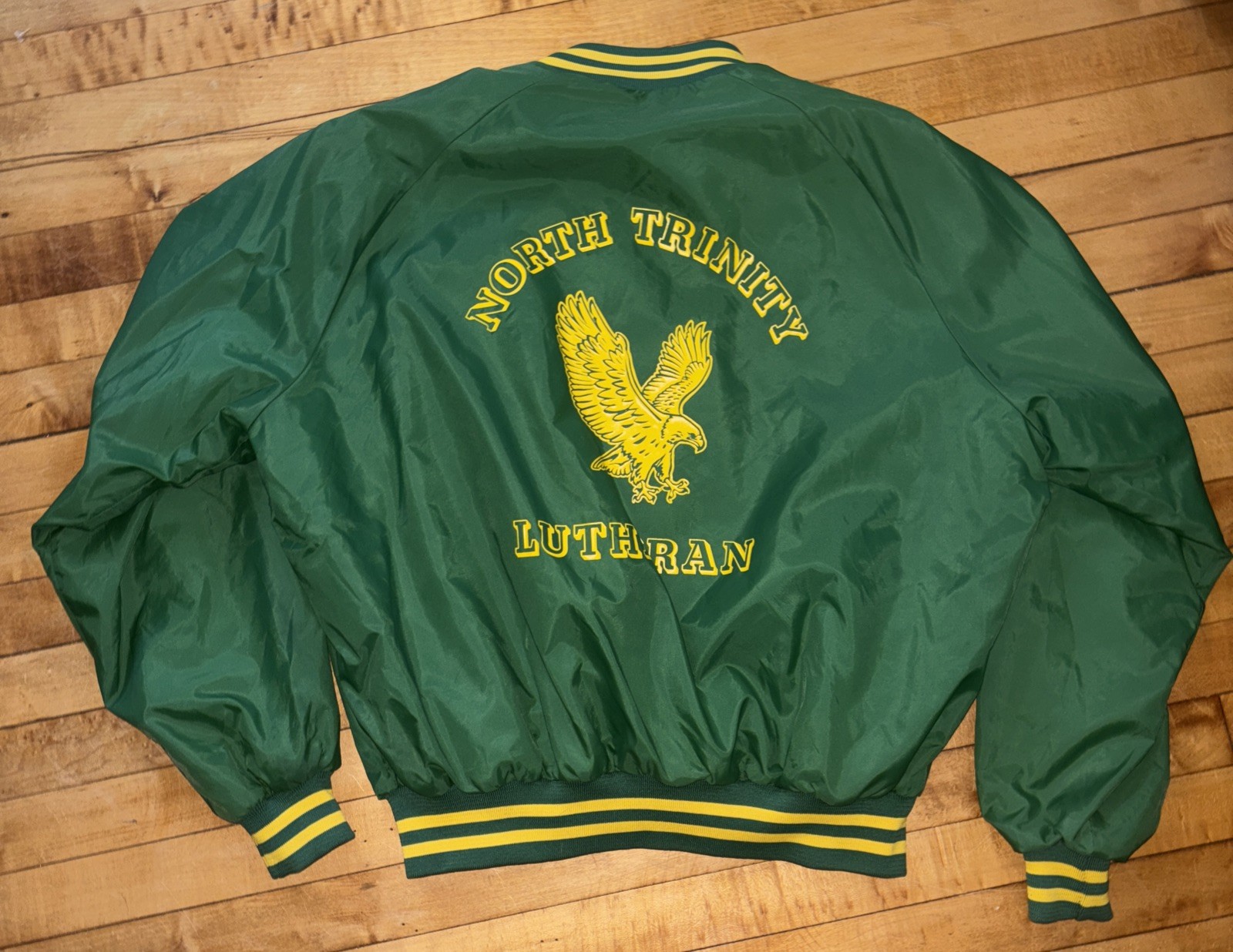 Vtg Jacket 90’s Spring Eagle Baseball Jacket - image 1