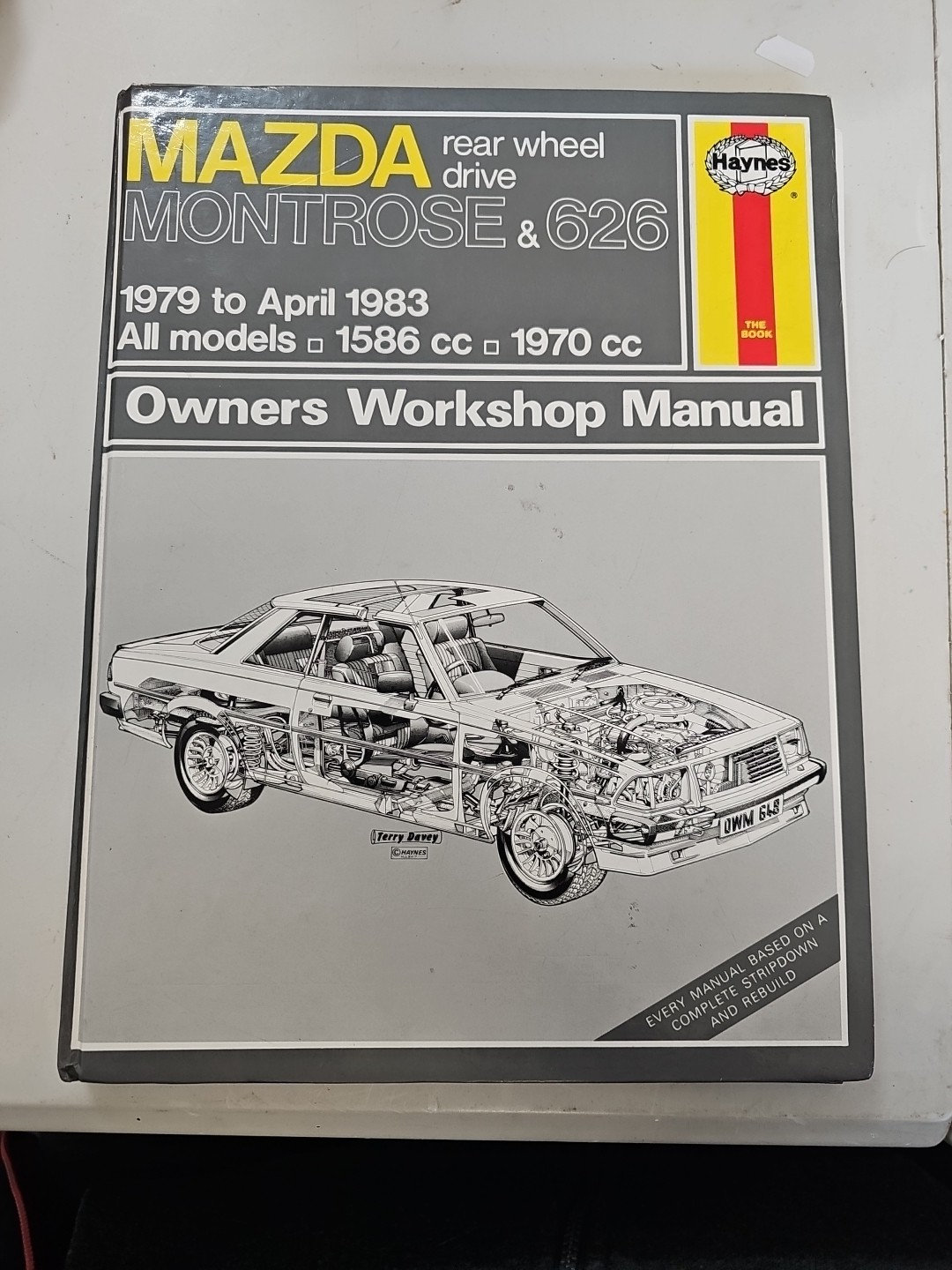 Haynes Manual Mazda Montrose & 626 1979-1983 Rear Wheel Drive Hardback