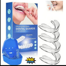 4X Mouth Guard Teeth Grinding Guard Dental Night Guard Custom Fit For Bruxism