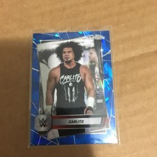 CARLITO 2025 TOPPS CHROME SAPPHIRE REFRACTOR #134 WWE 