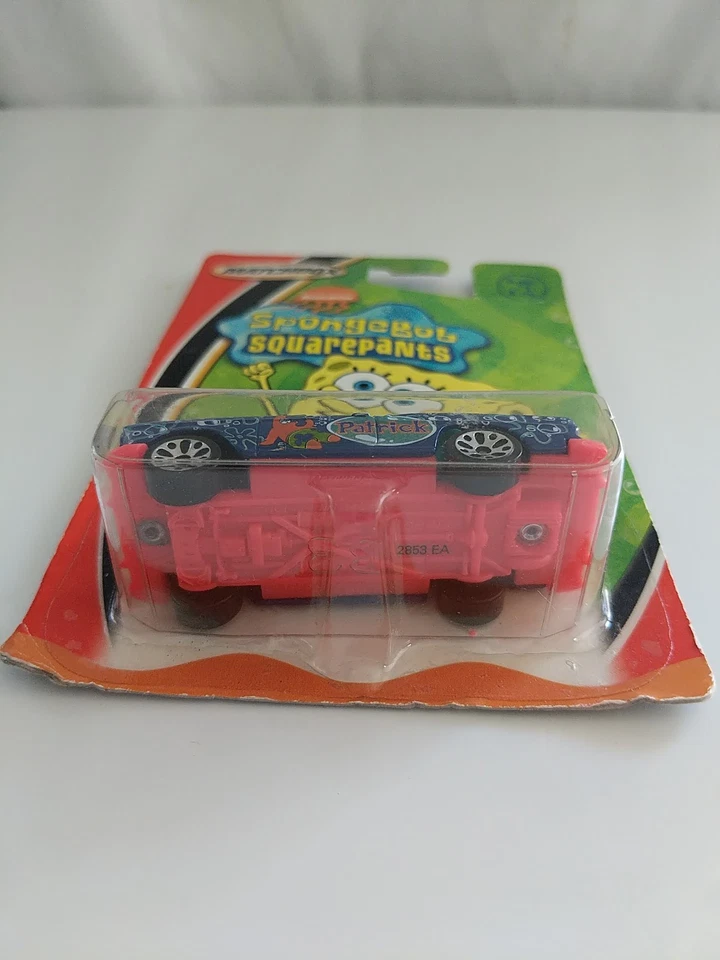 NIP Matchbox Nickelodeon SpongeBob Squarepants 1955 Chevy Bel Air, Purple, 1/64 - Image 2 of 4