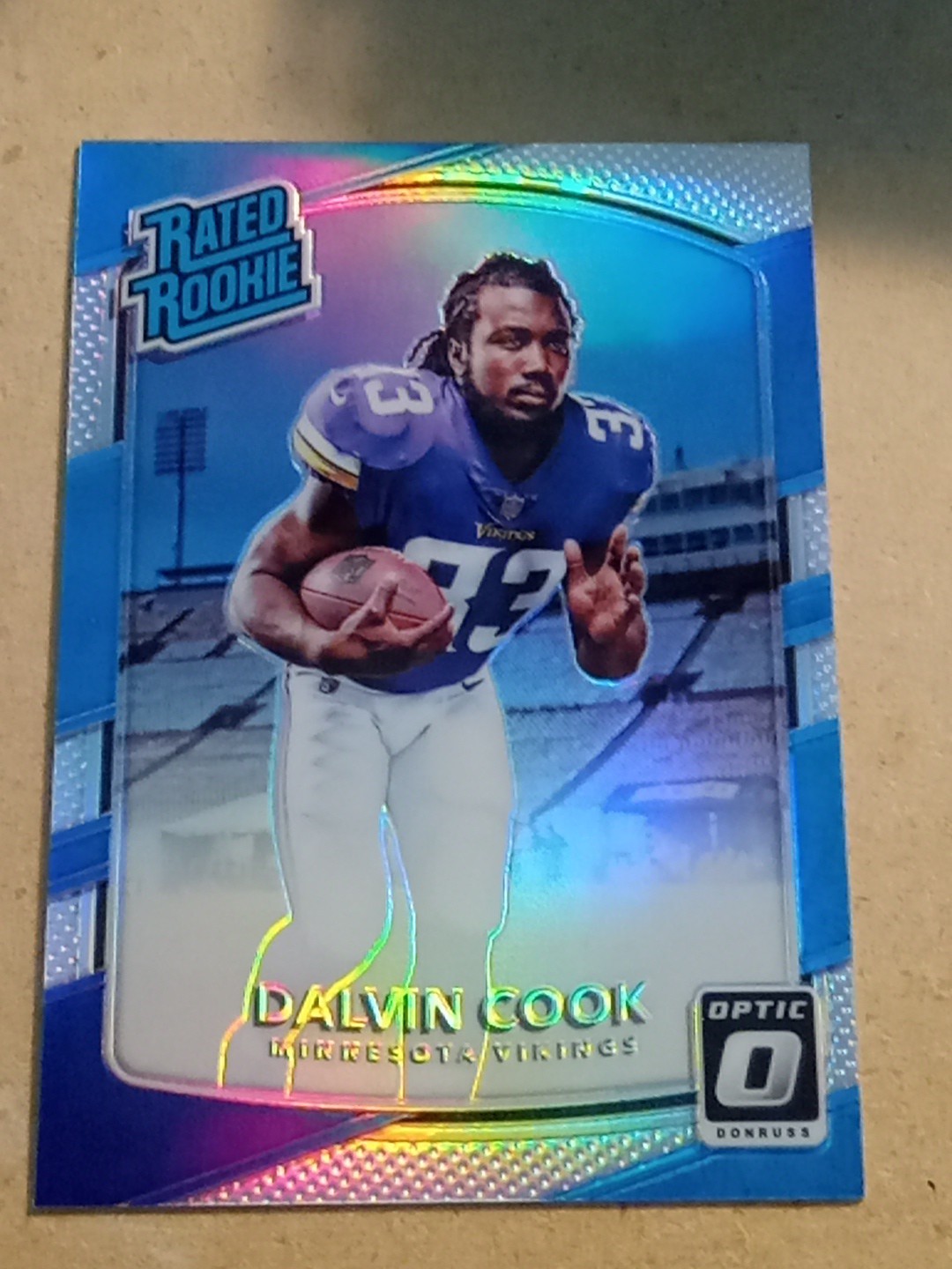 2017 Optic Silver Prizm Rated Rookie Dalvin Cook RC #193