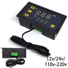 LCD Temperaturregler Mit Fühler Thermostat 1...