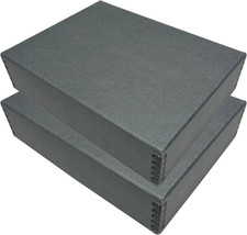 Museum Archival Storage Box, 9.75X12.75X3 In. Drop Front Design. Acid-Free with
