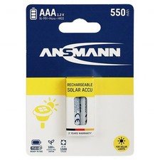 Ansmann 1311-0001-BP2 1311-0001 (AAA) Ansmann Low Self Discharge NiMH Battery