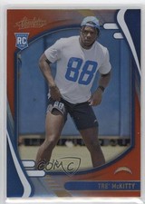 2021 Panini Absolute Rookies Spectrum Orange 16/75 Tre' McKitty #182 3hd