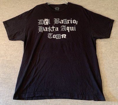 Fuerza Regida Del Barrio Hasta Aquí Tour Shirt Men s XL Dates Tee Shirt Merch