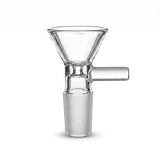 Clear Glass Funnel Bowl Slide 10mm 14mm 18mm Male Replacement Choose Size