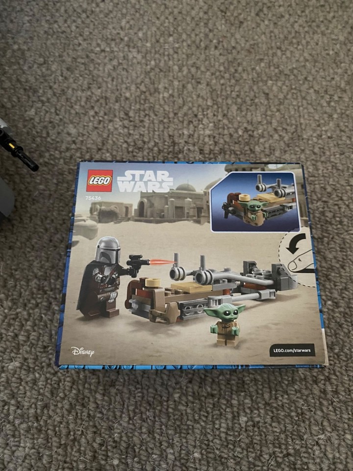 Lego Star Wars Razor Crest with Sealed Mandalorian Speeder Bike | eBay UK