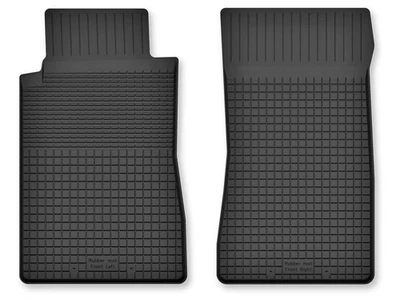 Tapis avant caoutchouc bac Mercedes C 190 W201 1982-1993 2 pièces sans fixations - Photo 1/4