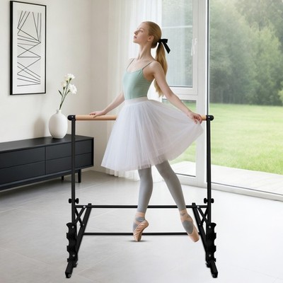 3.5F TSolid Wood Ballet Barre With Adjustable Range Of 31.5-39.5 Inches Practice